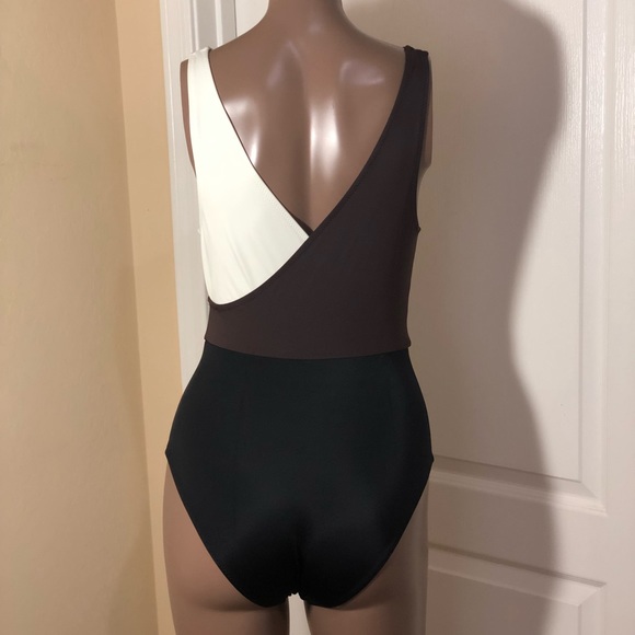 Solid & Striped Ballerina V Colorblock Swimsuit - Picture 2 of 2
